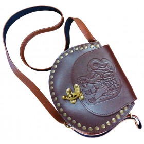 Sac à rivets éléphant gravé