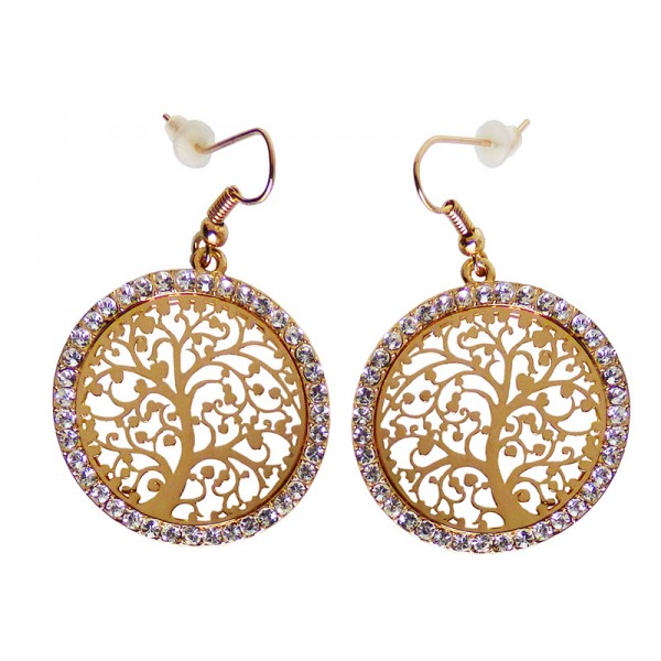 Boucles d'oreilles arbres de vie