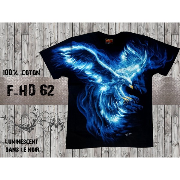 T-shirt Phoenix bleu