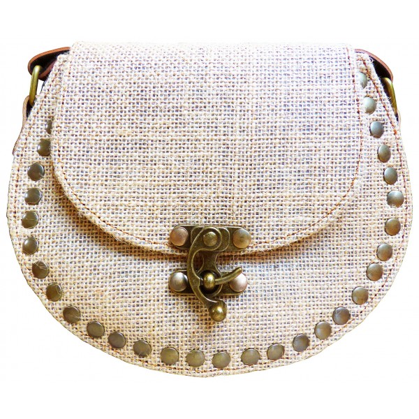 Sac à rivets toile de jute