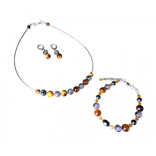 Parure légère œil de tigre
