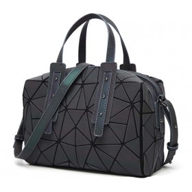 Sac Cubic motifs Diamants à reflets irisés origami