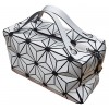 Sac cubic design Origami motif Silver Flower.