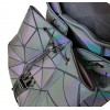 Sac à dos motifs origami diamants couleurs irisées