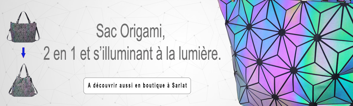 Sac irisé à la lumière